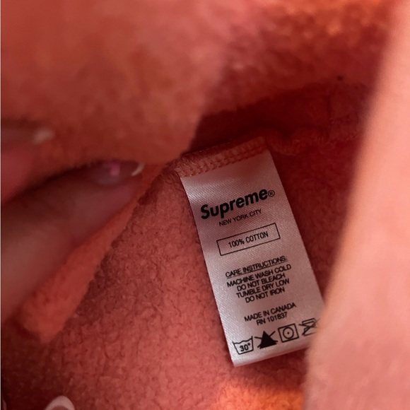 supreme coral pink hoodie - Picture 3 of 7